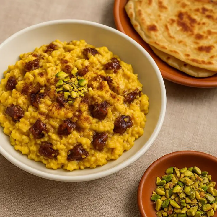 Gheysava (Eggs with Dates and Cinnamon) Recipe | Easy Persian Breakfast Recipe 5 Gheysava
