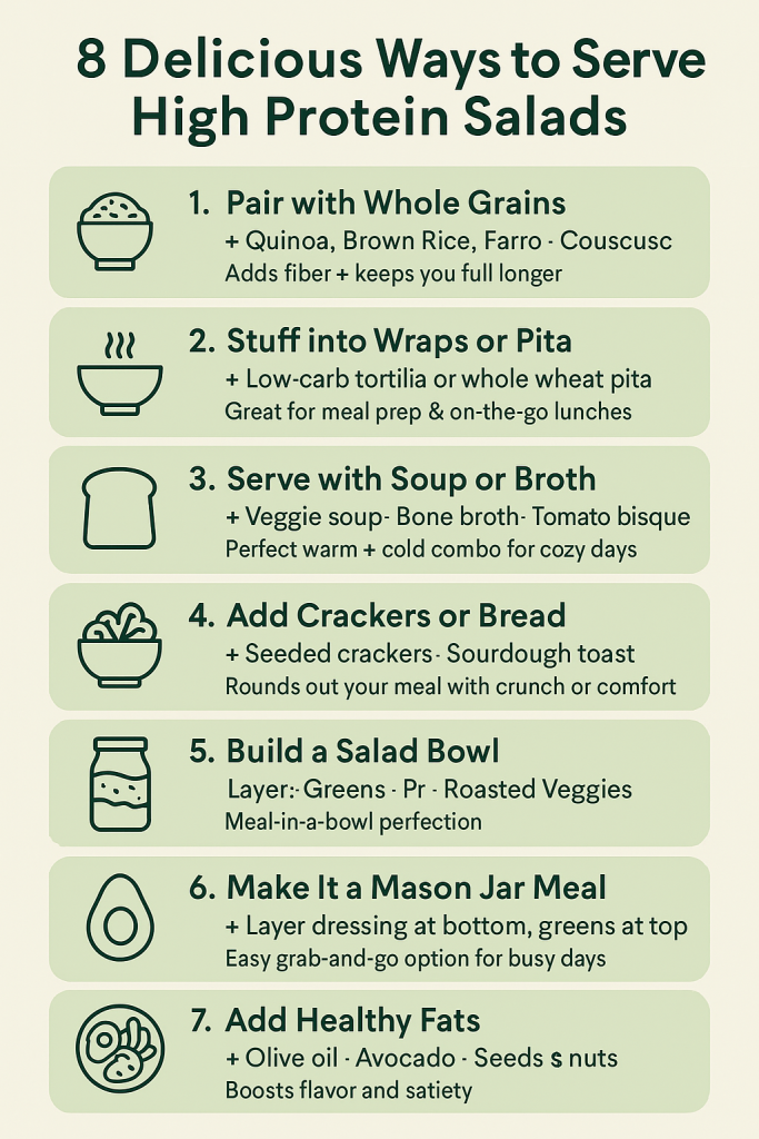 21 Easy High Protein Salad Recipes | Healthy & Delicious Meal Ideas 45 Serving Suggestion for High Protein Salad Recipes