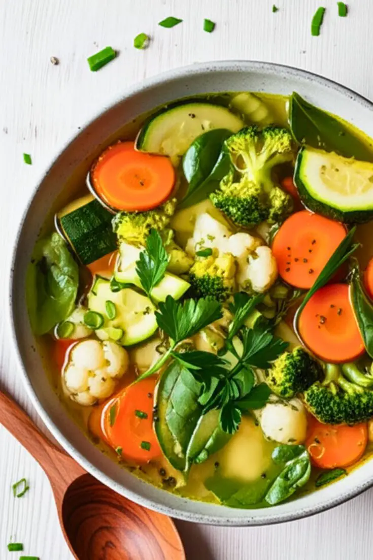 Low Carb Low Calorie Keto Vegetable Soup Recipe (Easy & Healthy!) 6 Low Carb Low Calorie Keto Vegetable Soup Recipe