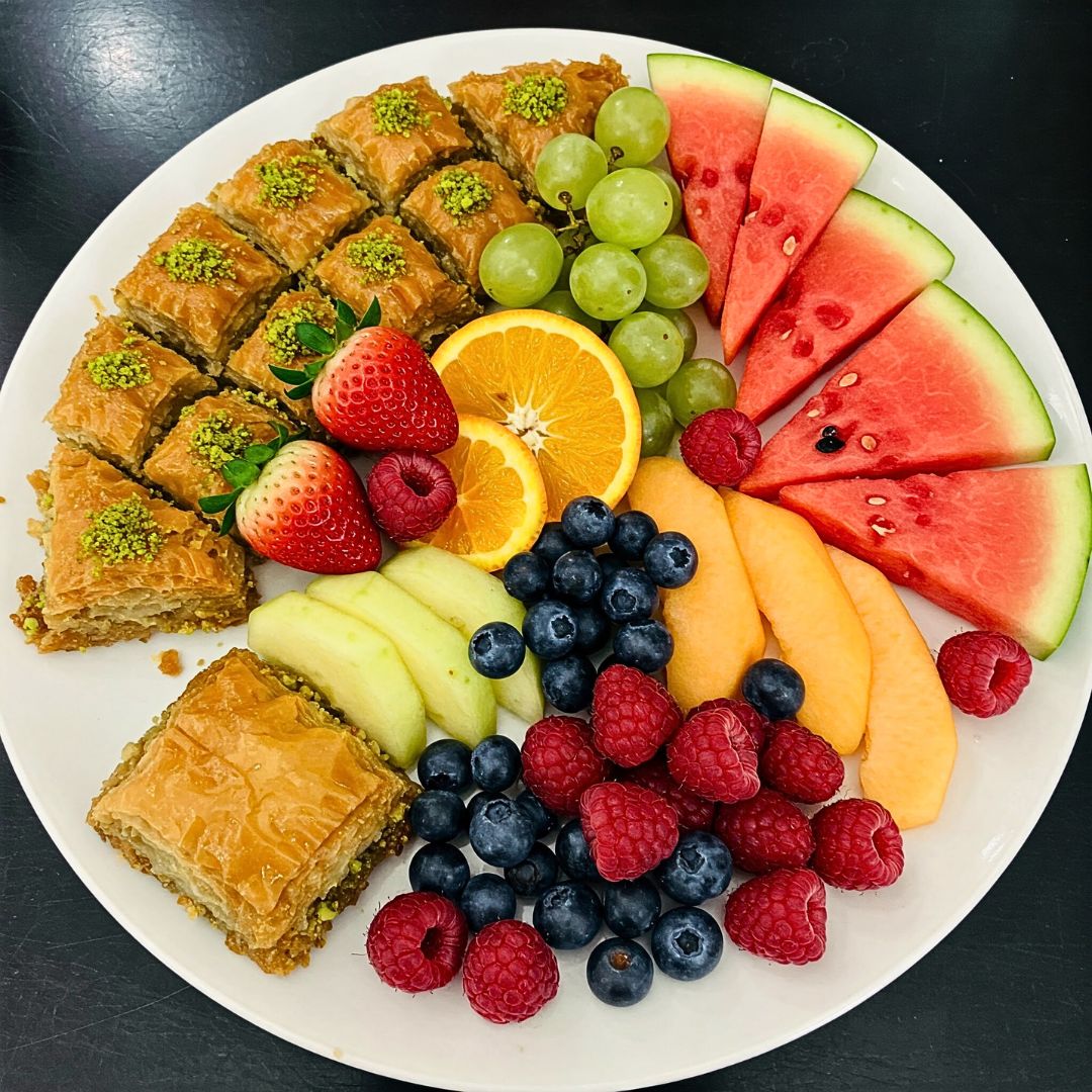 Best Baklava Recipe | Easy Homemade Traditional Baklava with Honey Syrup 15 Fresh fruit served alongside baklava
