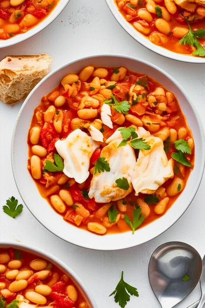 One-Pot Bean and Tomato Stew With Cod (Healthy + Easy Recipe) 6 One-Pot Bean and Tomato Stew With Cod Recipe