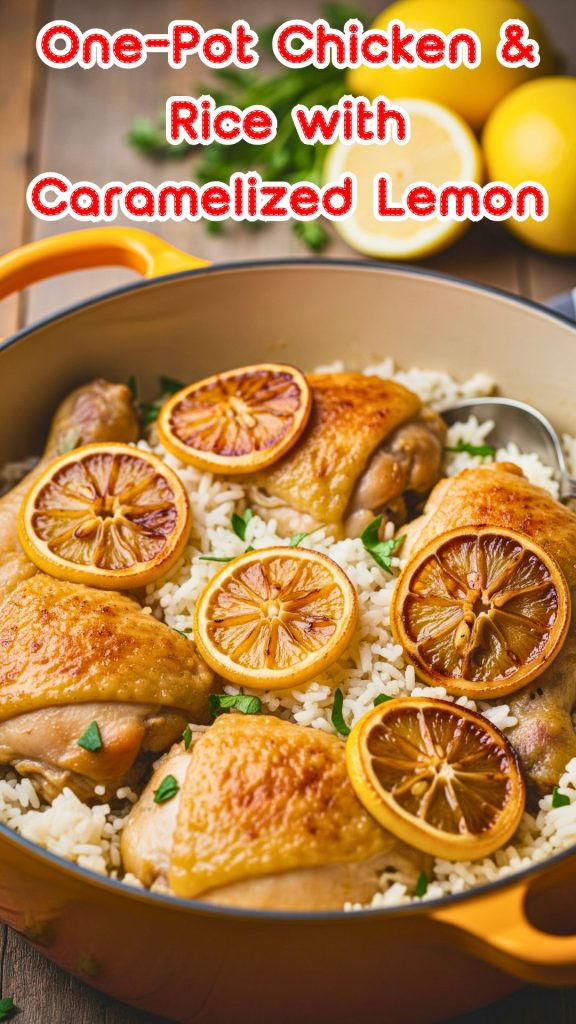 One-Pot Chicken and Rice With Caramelized Lemon (Easy & Flavor-Packed Dinner!) 5 One-Pot Chicken and Rice With Caramelized Lemon Recipe