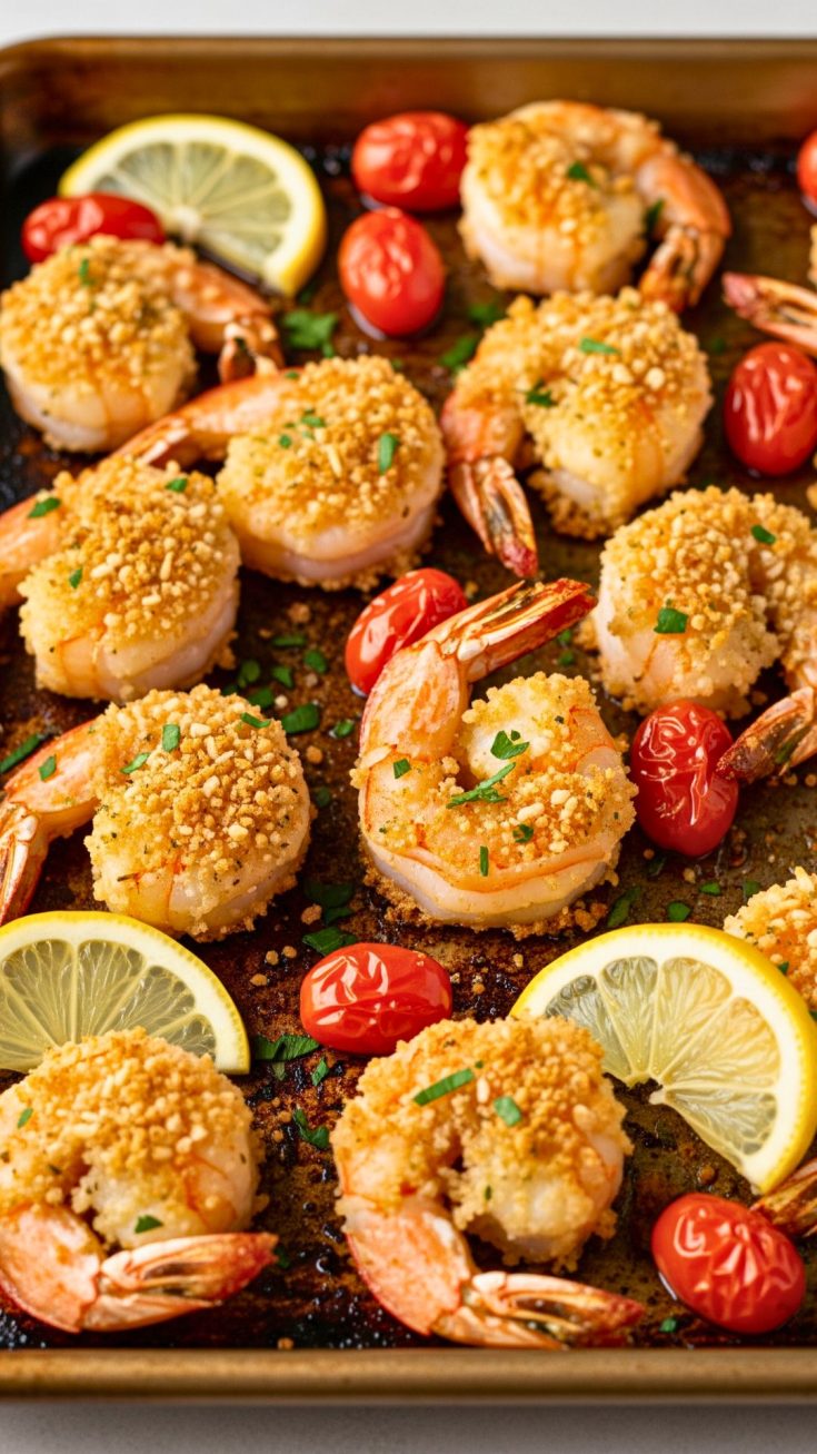 Sheet-Pan Shrimp Oreganata Recipe | Easy, Healthy, and Low-Carb Seafood Dinner 6 Sheet-Pan Shrimp Oreganata