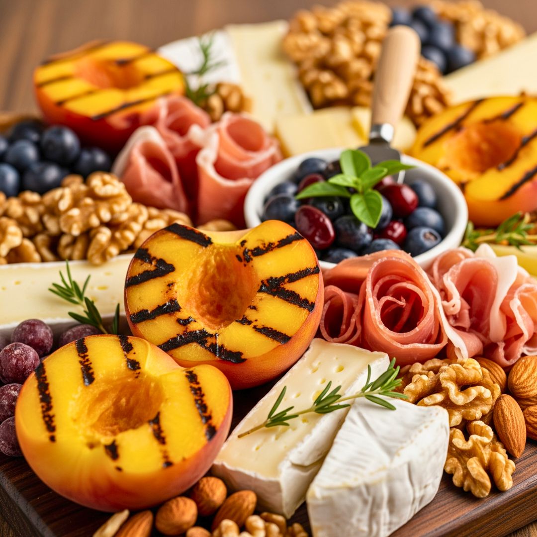 21 Delicious Peach Recipes You’ll Want to Make All Summer Long | Amazing Peaches 53 grilled peach salad board