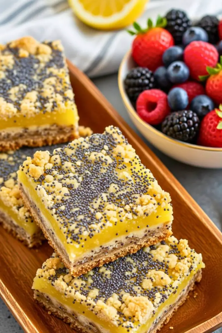 Lemon Poppy Seed Bars Recipe (Easy, Zesty & Irresistible) 21 Lemon Poppy Seed Bars Recipe