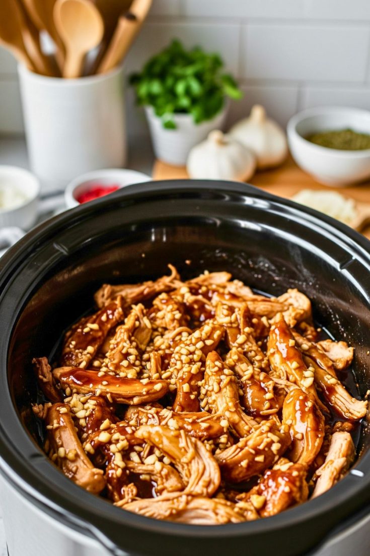 Slow Cooker Hoisin Garlic Chicken Recipe | Easy Asian Crockpot Dinner 9 Slow Cooker Hoisin Garlic Chicken