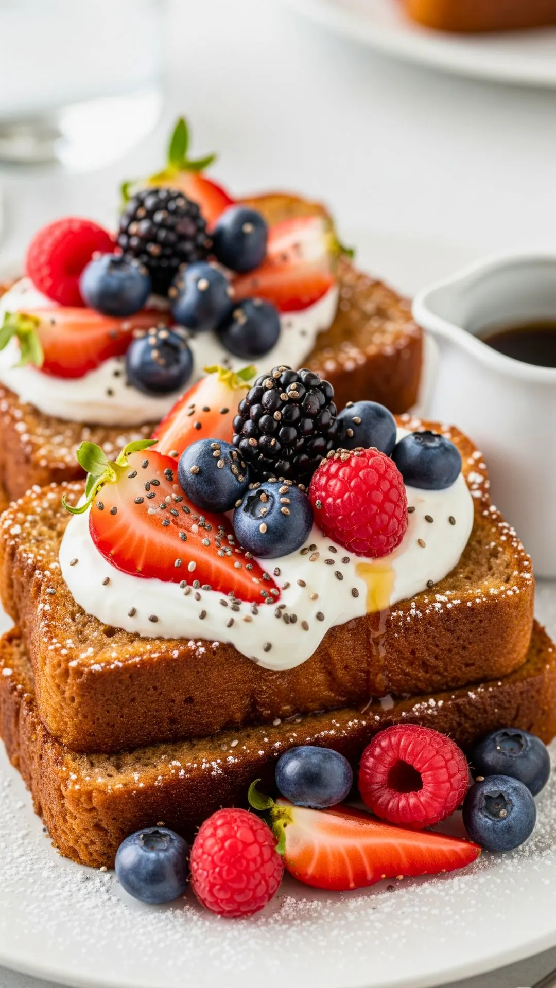 Banana Bread Recipe | Easy, Moist & Healthy Variations (Gluten-Free, Keto, Vegan) 39 Banana bread with Greek yogurt and berries