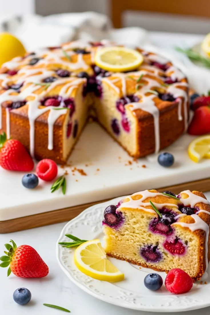 Lemon Berry Cake Recipe (Quick & Easy) | Moist Lemon Berry Dessert for Any Occasion 15 Lemon Berry Cake Recipe (Quick & Easy)