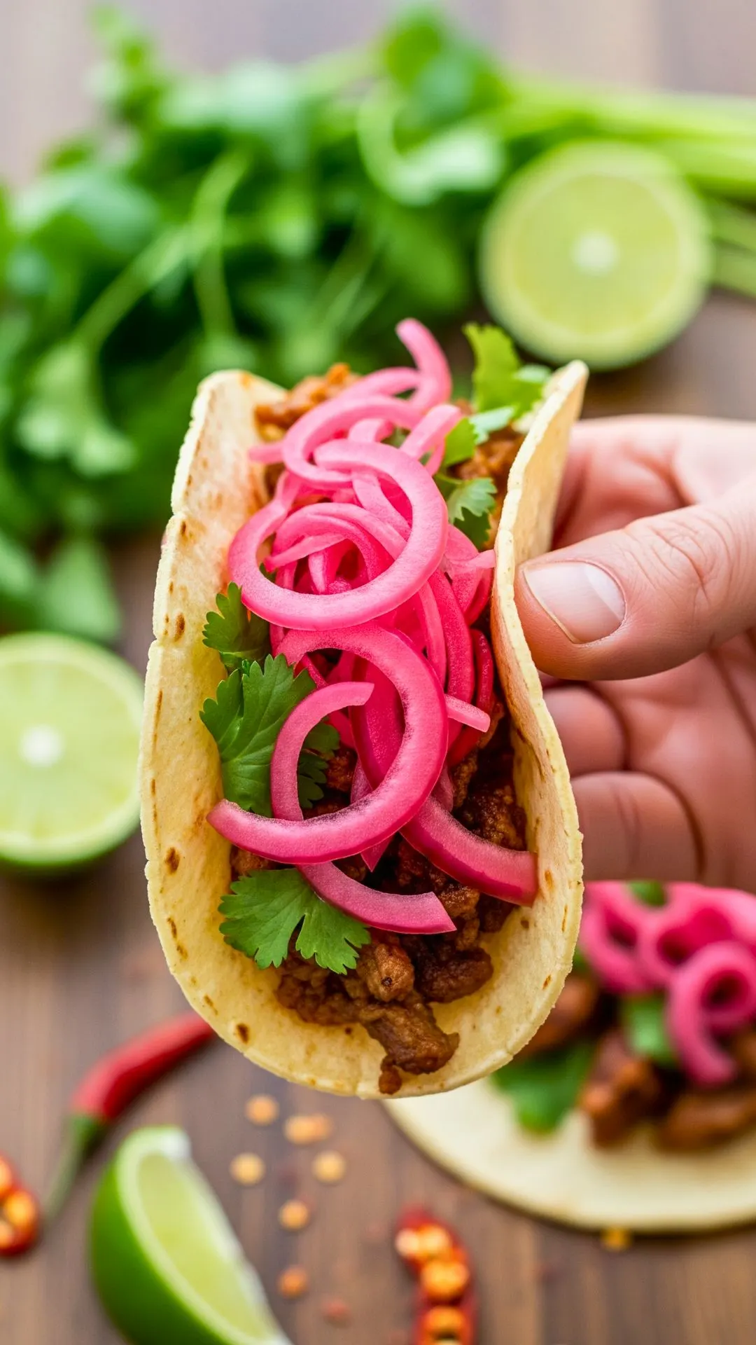 Quick Pickled Red Onion Recipe | 10-Minute Healthy Meal Prep Condiment 22 Pickled red onions served on tacos and salads — versatile healthy condiment