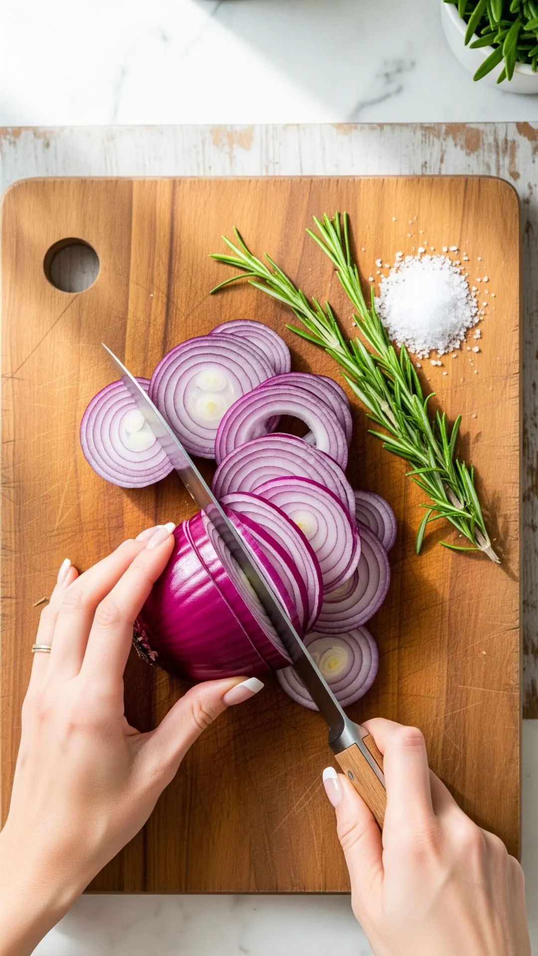 Quick Pickled Red Onion Recipe | 10-Minute Healthy Meal Prep Condiment 16 Thinly sliced red onion for quick pickling — easy pickled red onion recipe