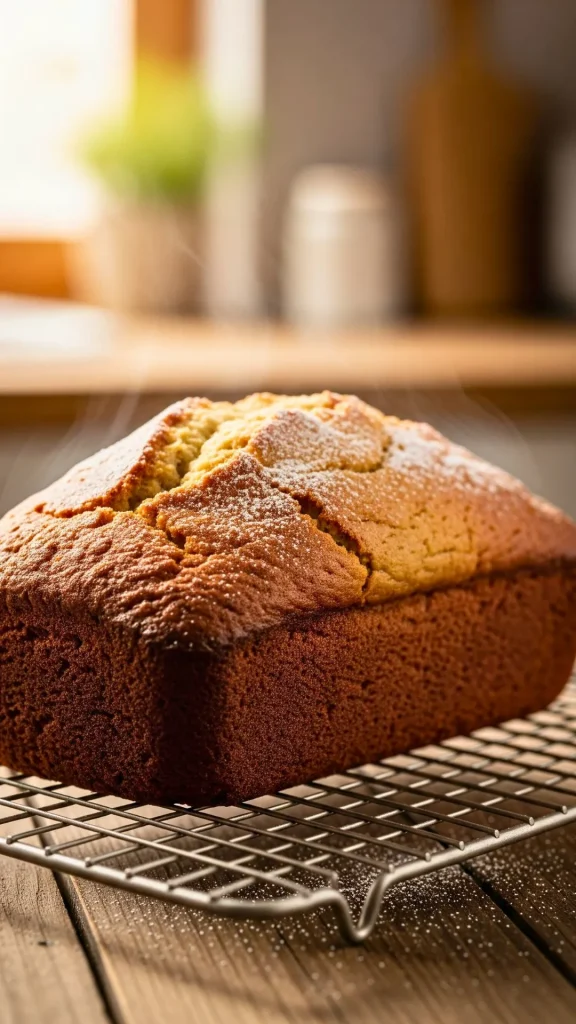 Banana Bread Recipe | Easy, Moist & Healthy Variations (Gluten-Free, Keto, Vegan) 36 Cooling banana bread on a rack before slicing