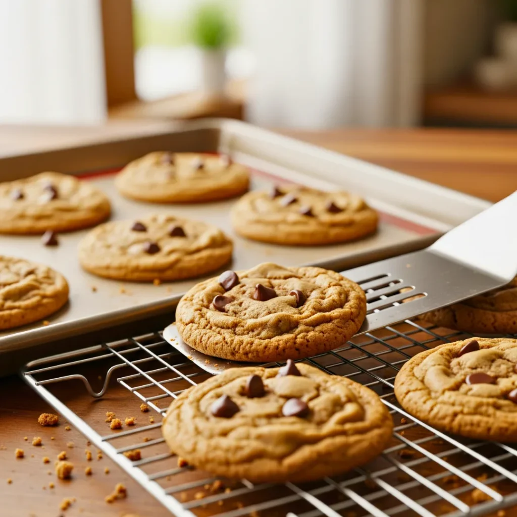 White Chocolate Raspberry Cookies Recipe (Soft, Chewy & Bakery-Style!) 24 Cooling white chocolate raspberry cookies on a wire rack