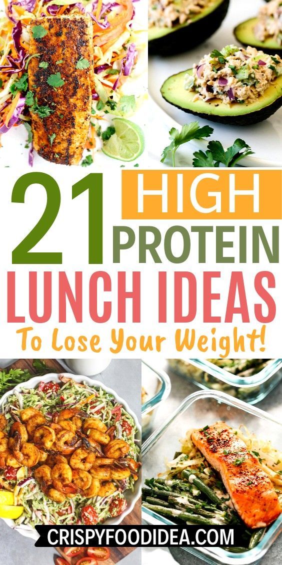 21 Healthy High Protein Lunch Ideas Best For Meal Prep!