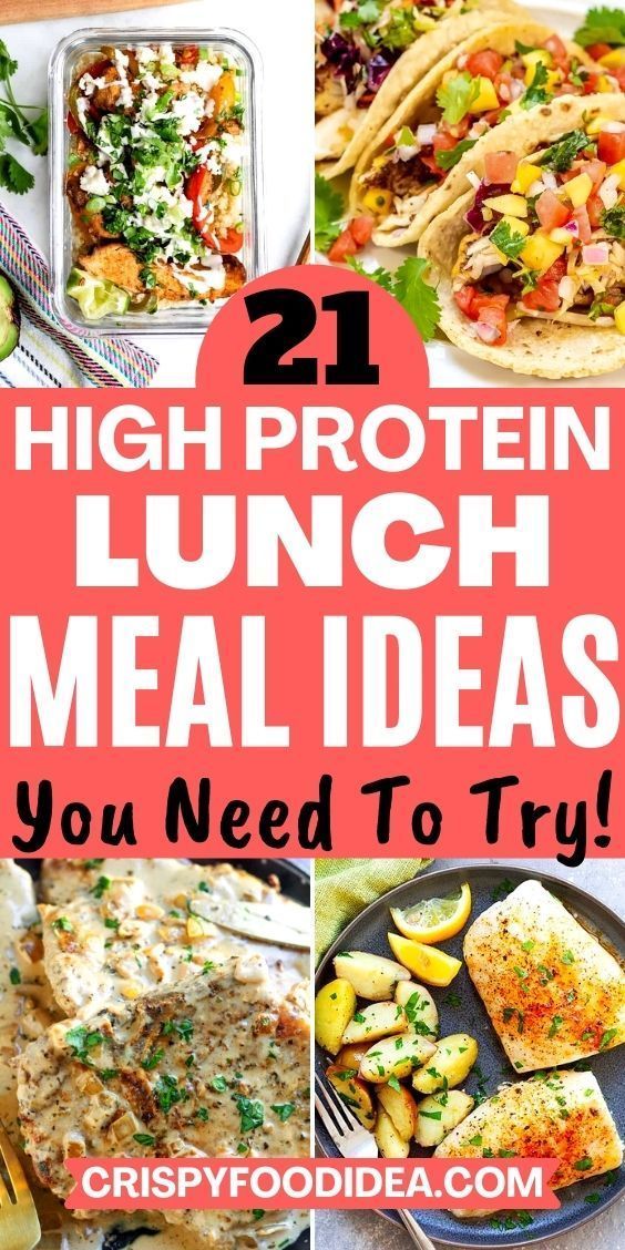 21 Healthy High Protein Lunch Ideas Best For Meal Prep!