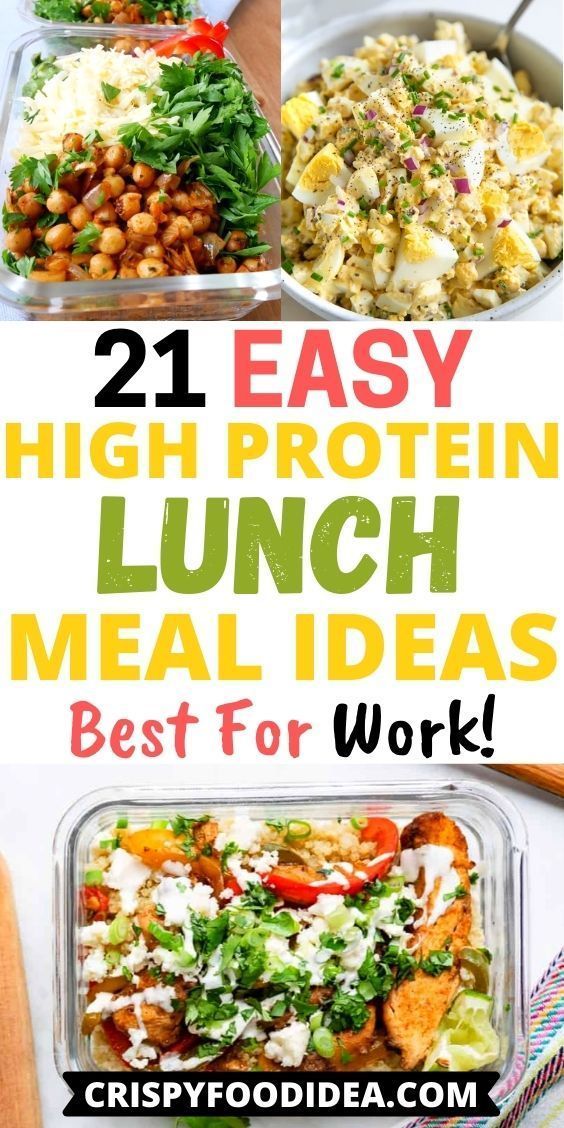 21 Healthy High Protein Lunch Ideas Best For Meal Prep!