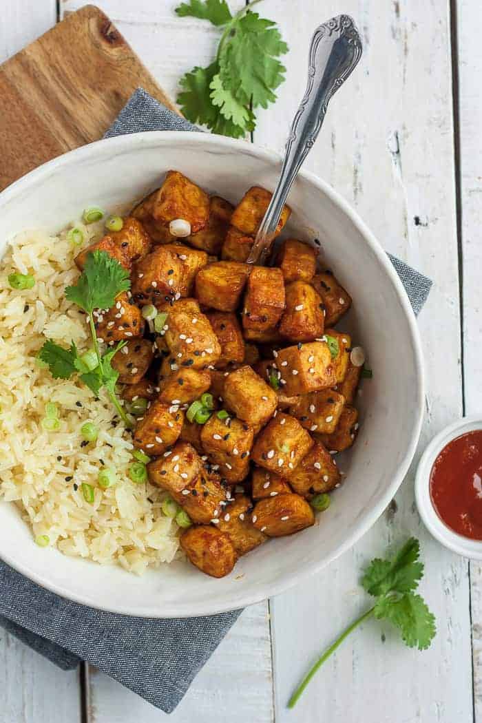 Crispy Air Fryer Tofu