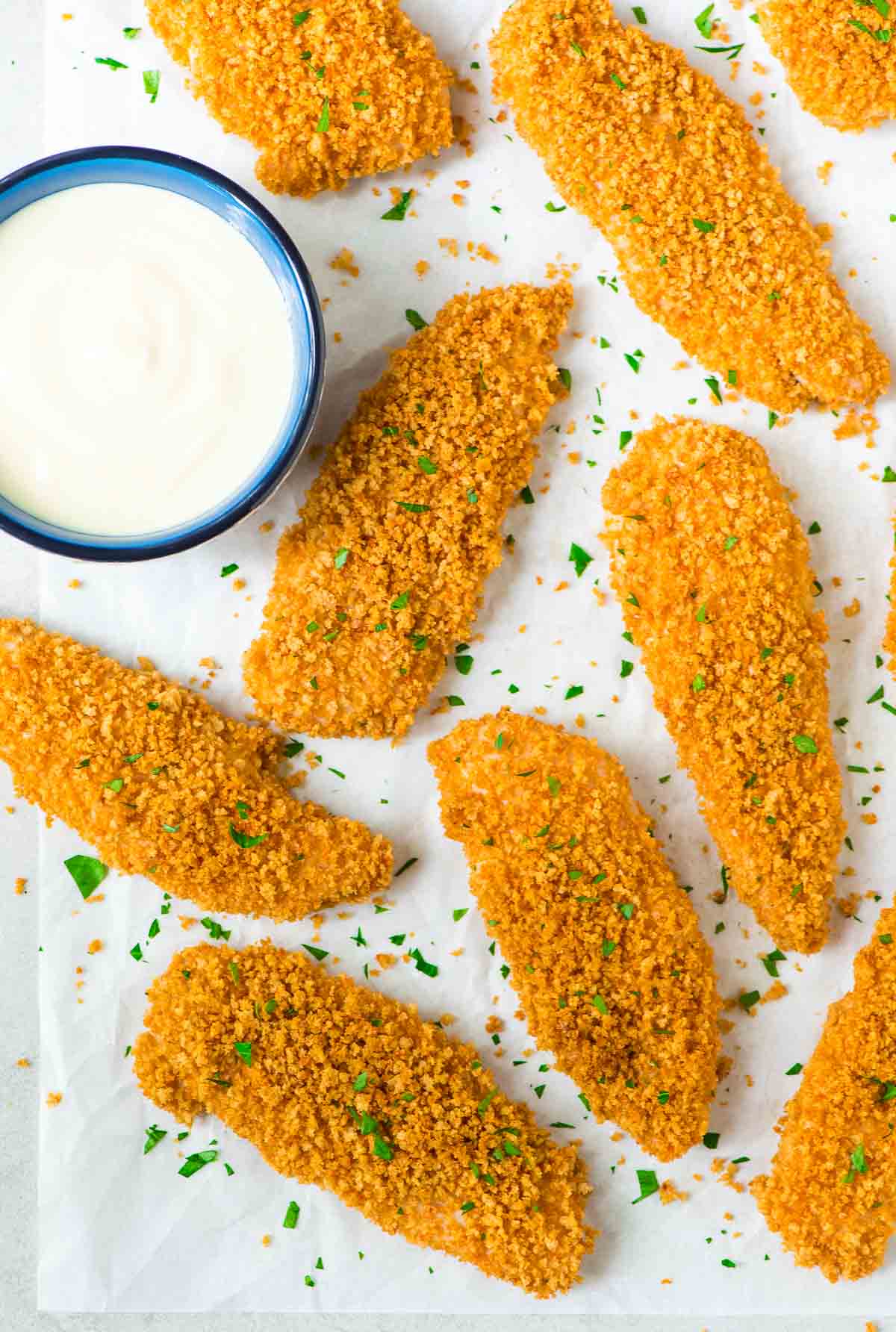 Mustard Baked Chicken Tenders