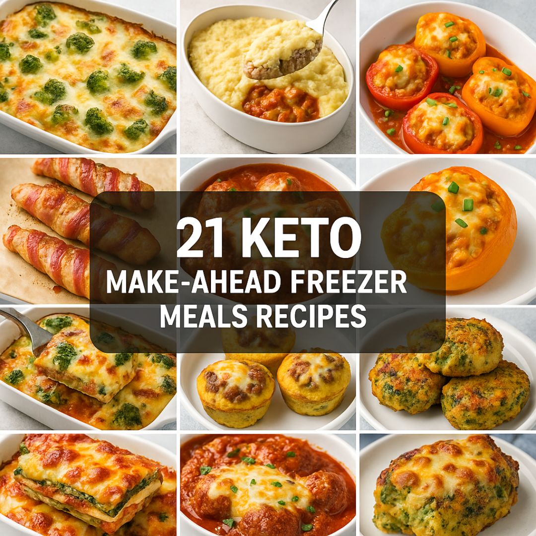 Keto Make ahead Freezer Meals