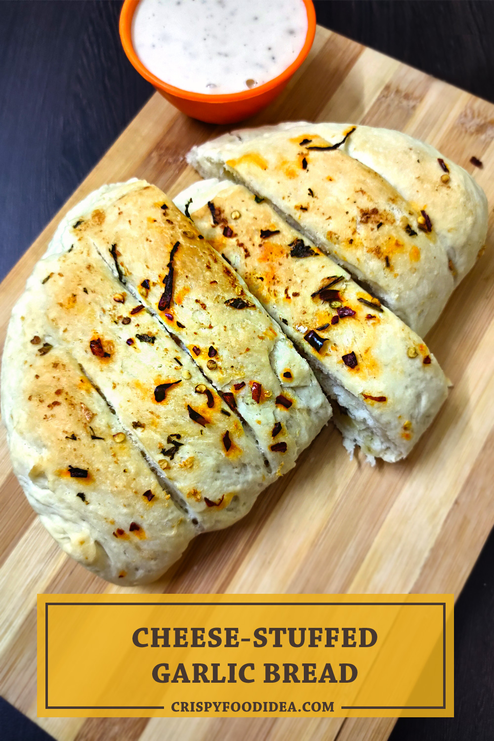 Cheese Stuffed Garlic Bread