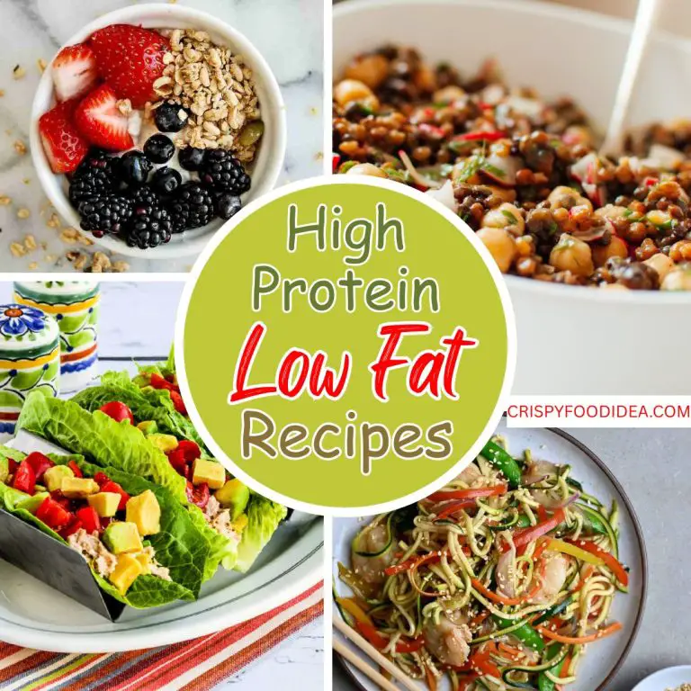 High Protein Low Fat Recipes
