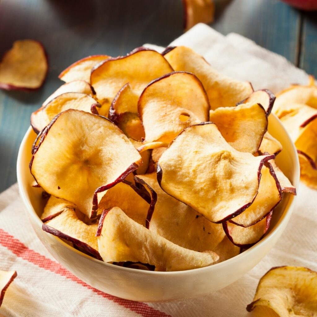 Apple Chips | Baked Apple Cinnamon Chips