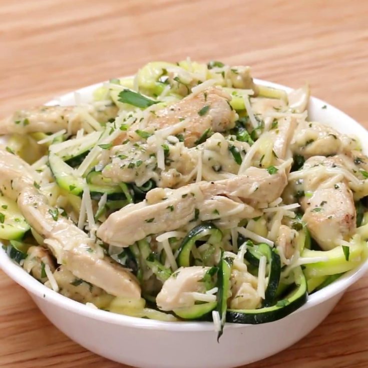 Image for Zucchini Noodle Chicken Alfredo