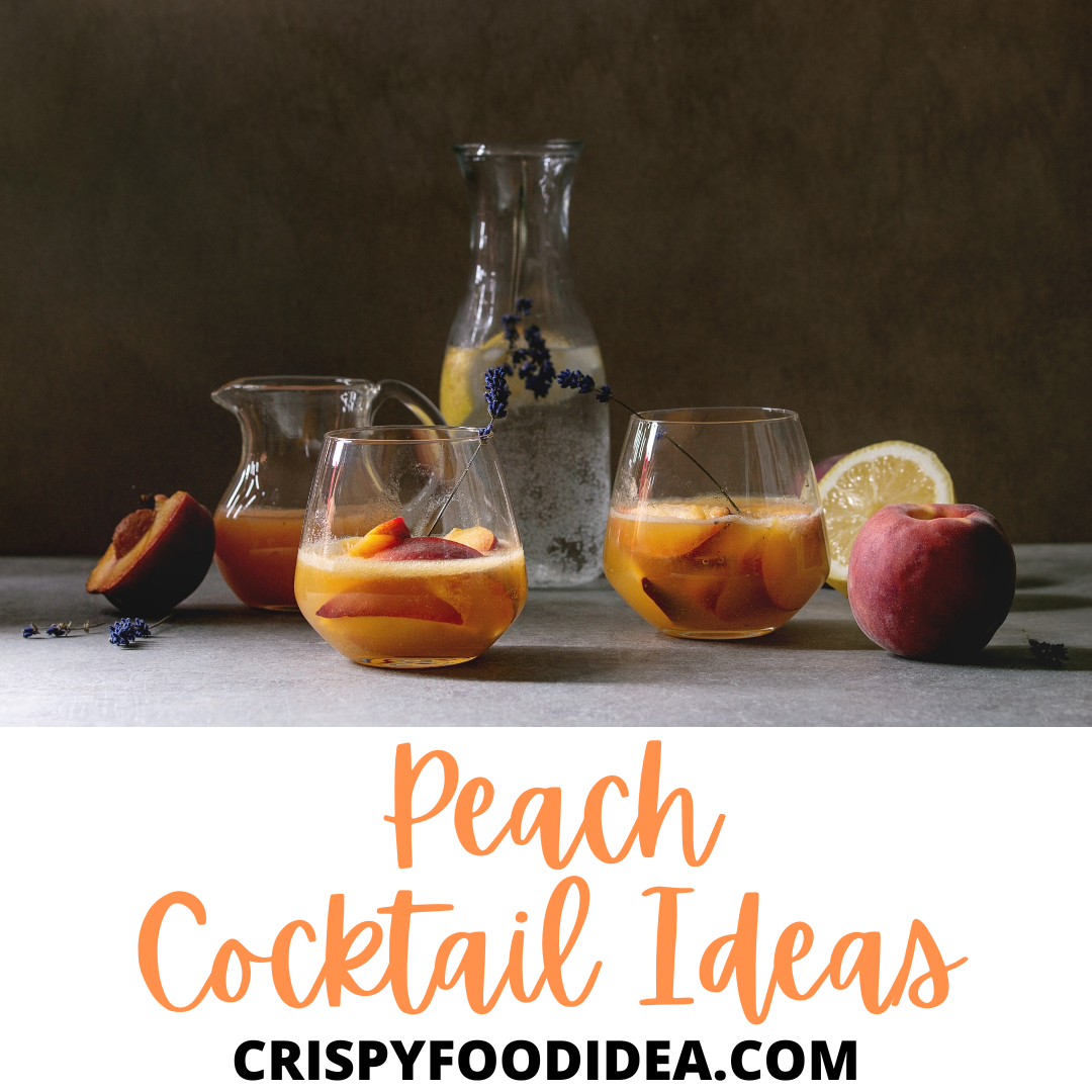 Peach Cocktail Ideas