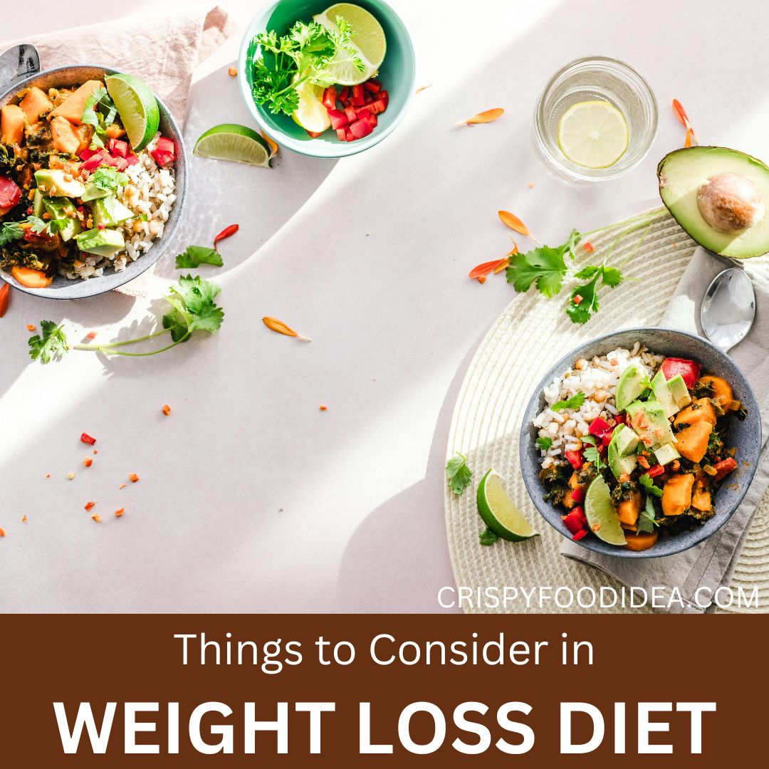 Things to consider in weight watchers diet