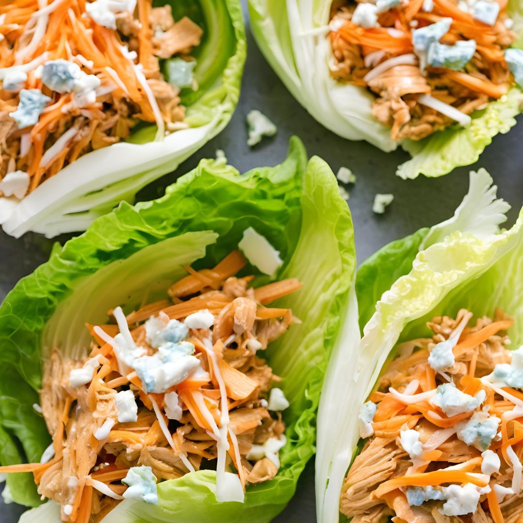 Buffalo Chicken Lettuce Wraps