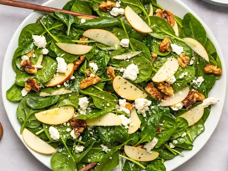 Image for Apple Walnut Honey Spinach Salad
