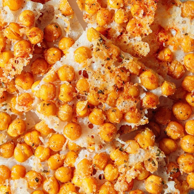 Image for Crunchy Chickpea Parmesan Crisps