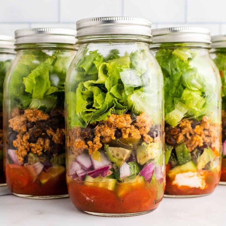 Image for Healthy Taco Salad in Jar