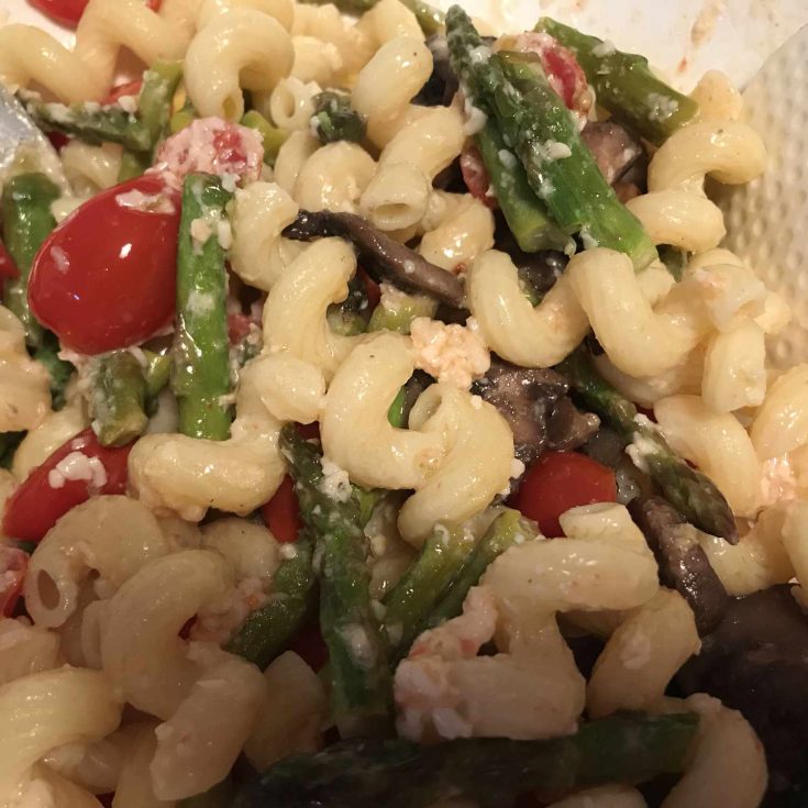 Image for Shrimp Scampi with Tomatoes, Pasta, and Roasted Asparagus