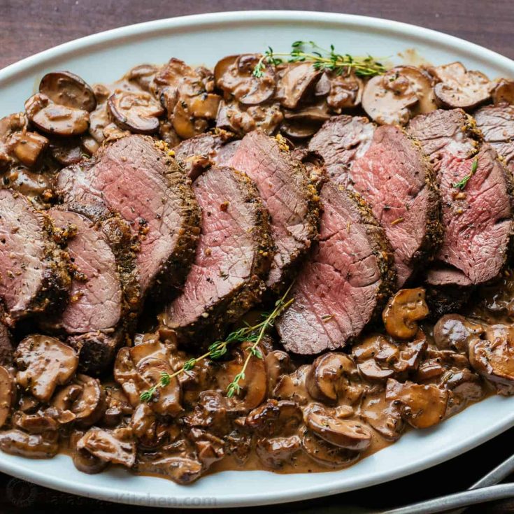 Image for Beef Tenderloin with Mushroom Sauce