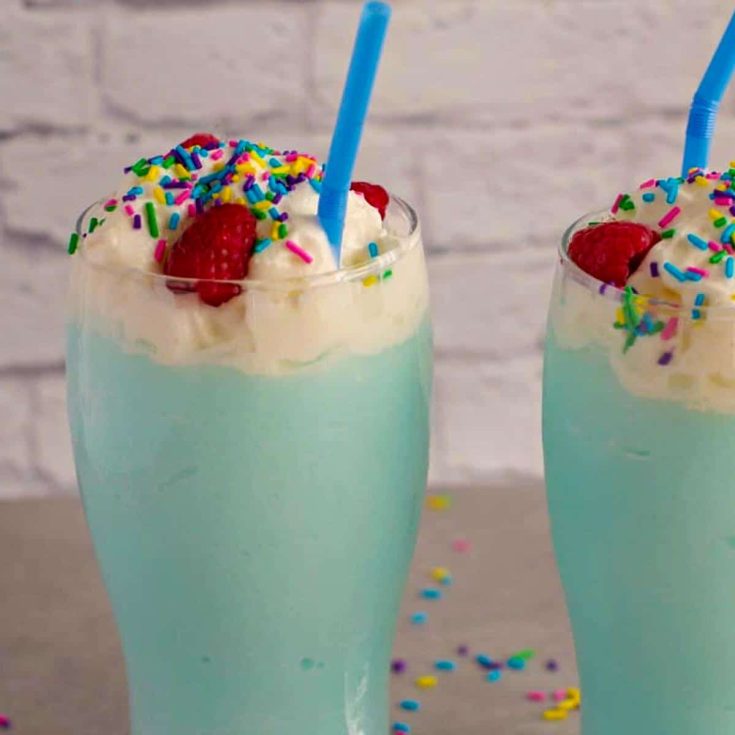 Image for Coconut Cream Blue Raspberry Slushie
