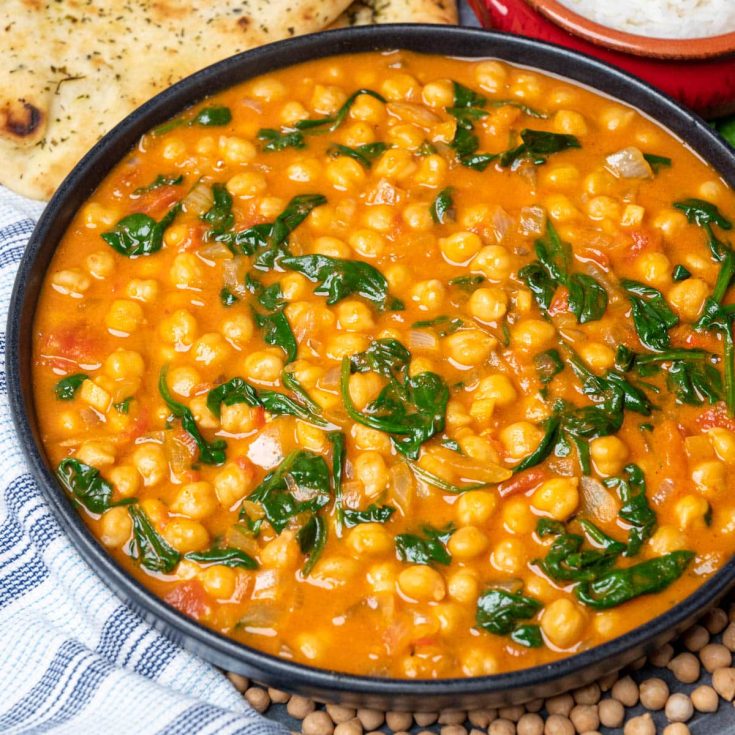 Image for Chickpea and Spinach Curry