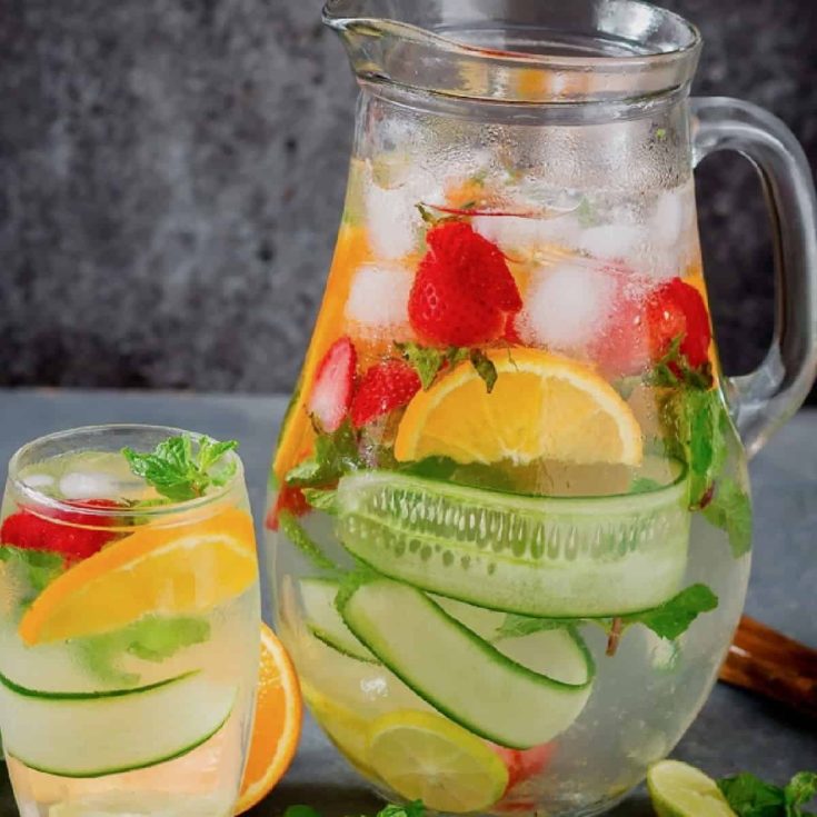 Image for Detox Infused Water (Homemade Vitamin Water)