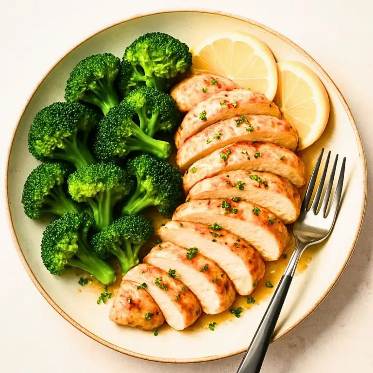 Garlic Chicken and Broccoli with Lemon