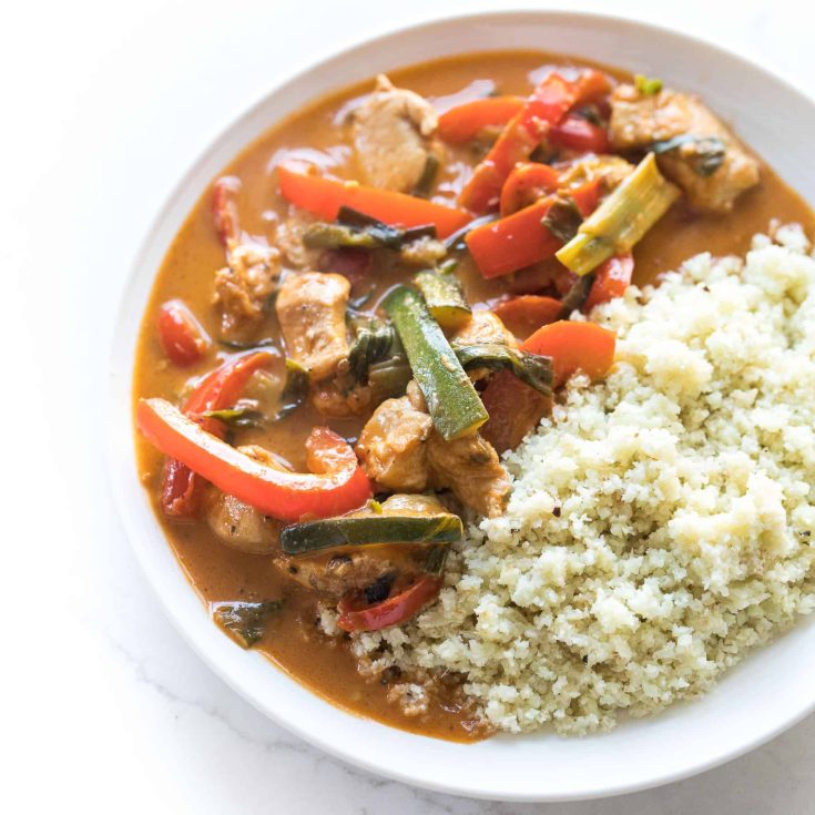 Image for Easy Thai Coconut Chicken Curry Recipe