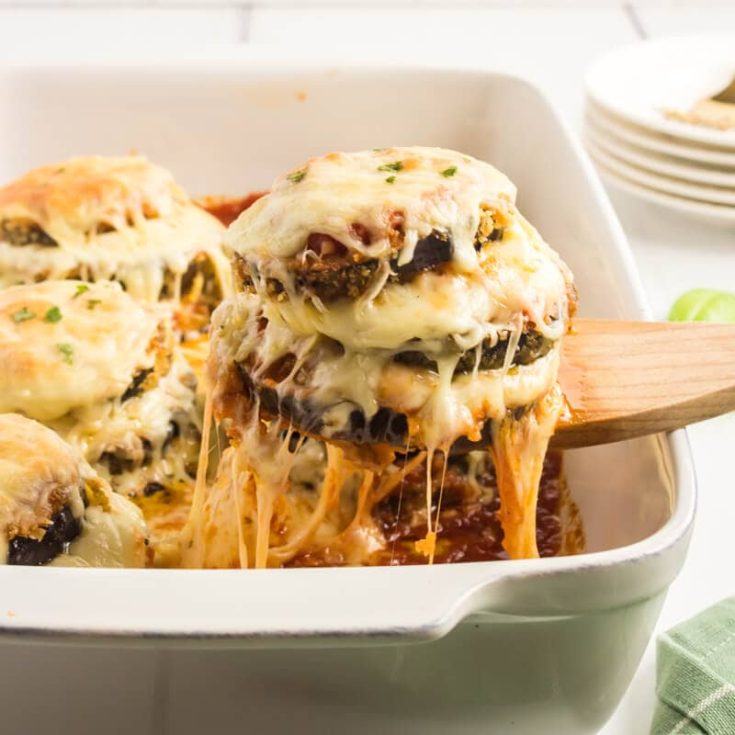 Image for Keto Eggplant Parmesan {Restaurant Style}