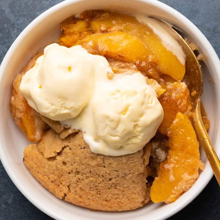 Image for Keto Peach Cobbler- Just 3 grams carbs!