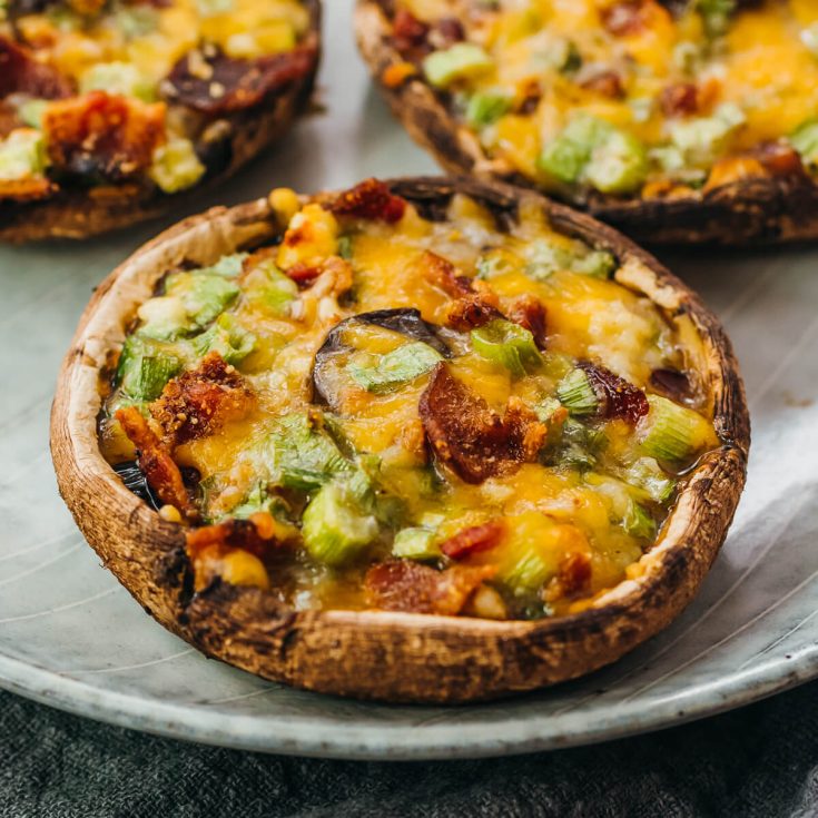 Image for Keto Stuffed Portobello Mushrooms