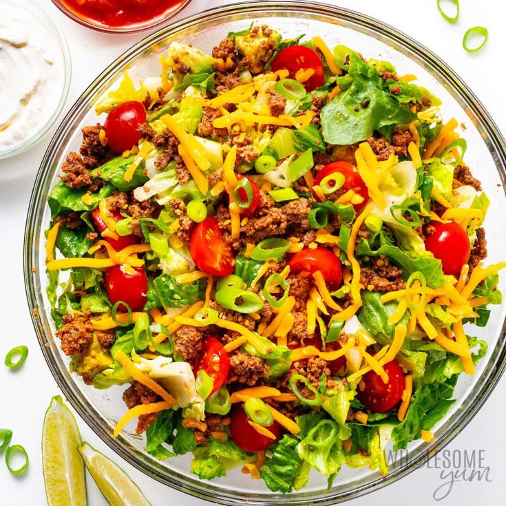 Image for Taco Salad (Healthy, Easy Recipe)