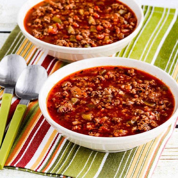 Image for Low-Carb Stuffed Pepper Soup