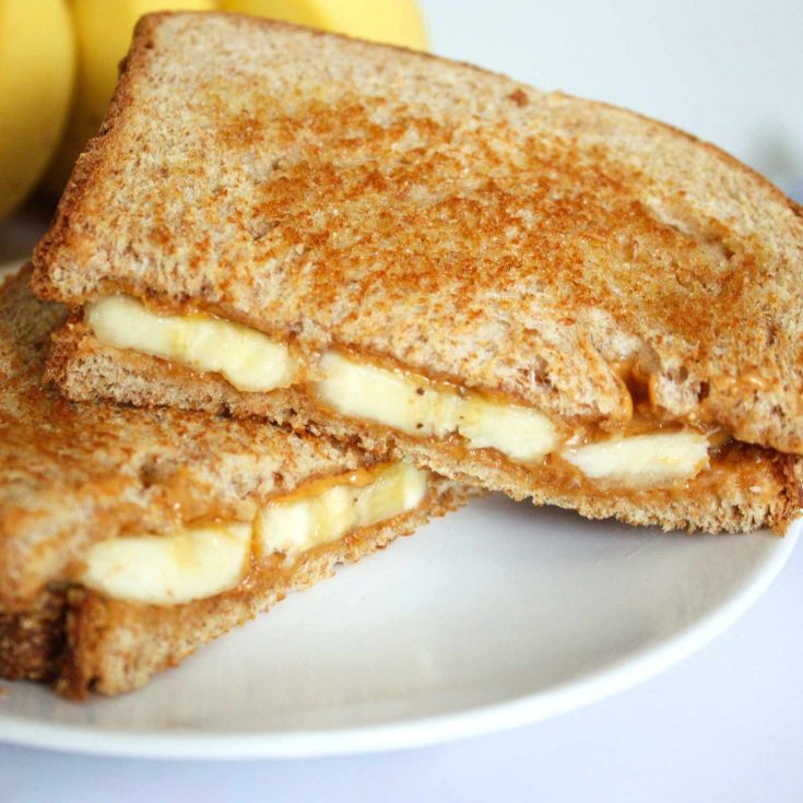 Image for Grilled Peanut Butter and Banana Sandwich