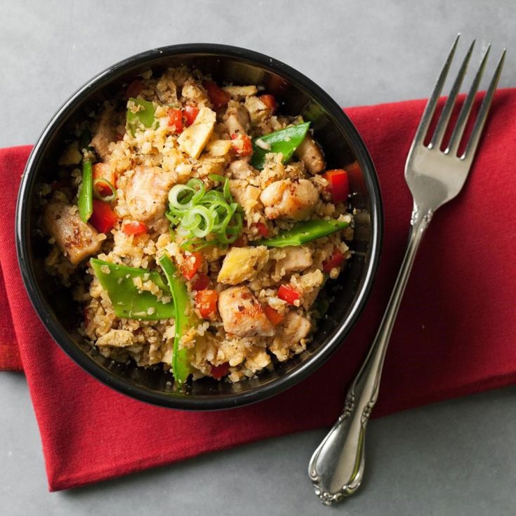 Image for Cauliflower Chicken Fried "Rice"