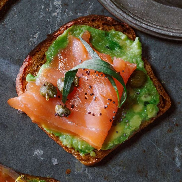 Image for Smoked Salmon & Avocado Toasts