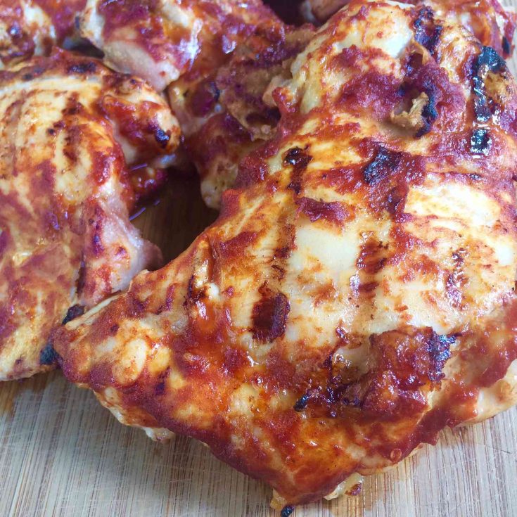 Image for Easy Keto Barbecue Chicken Thighs