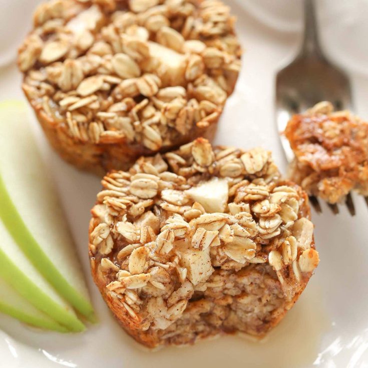 Image for Healthy Baked Apple Oatmeal Cups