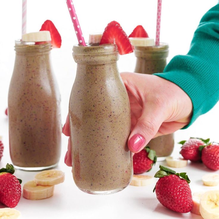 Image for Berry Spinach Protein Smoothie